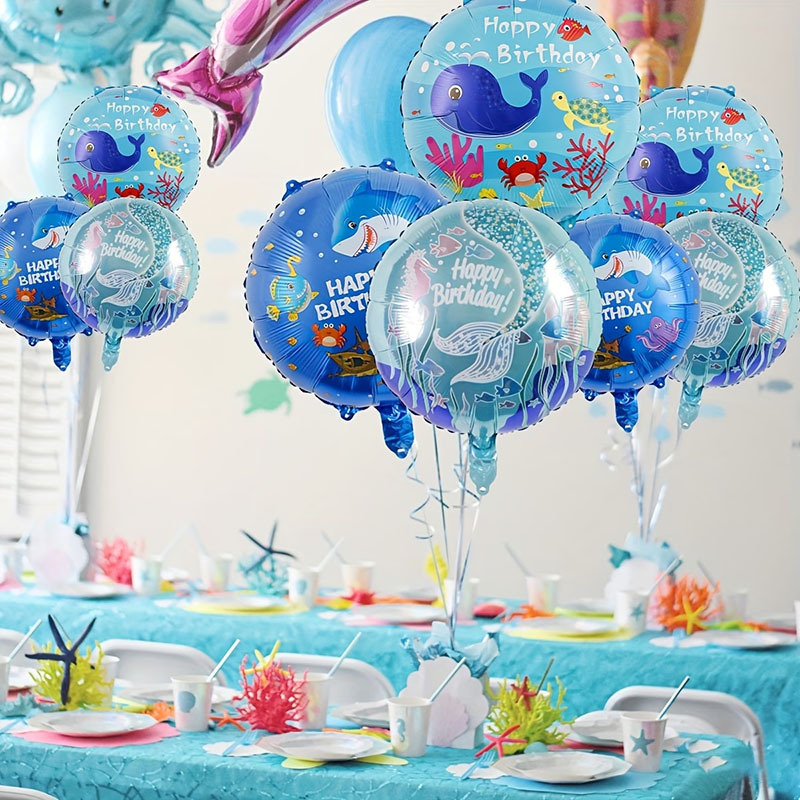 Set di 6 Palloncini a Tema Oce - Marine Aquarium Decorations recensione e prezzo