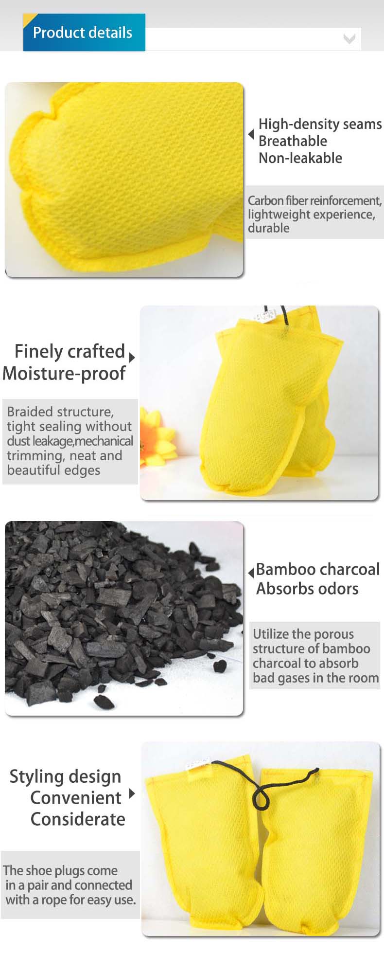 Inserti per Scarpe al Carbone  - Activated Carbon Bag recensione e prezzo