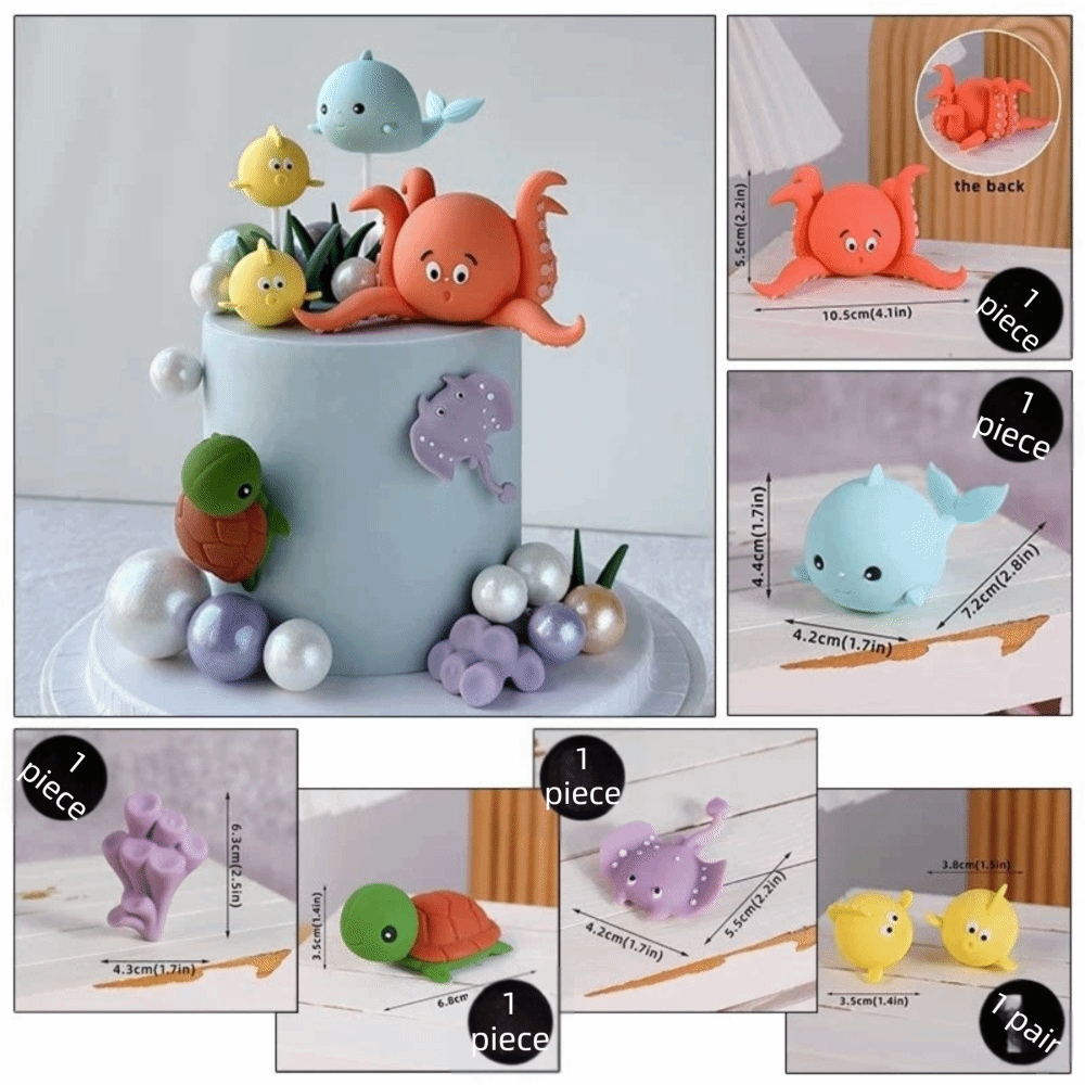 Decorazione Creativa per Torte - Marine Aquarium Decorations recensione e prezzo