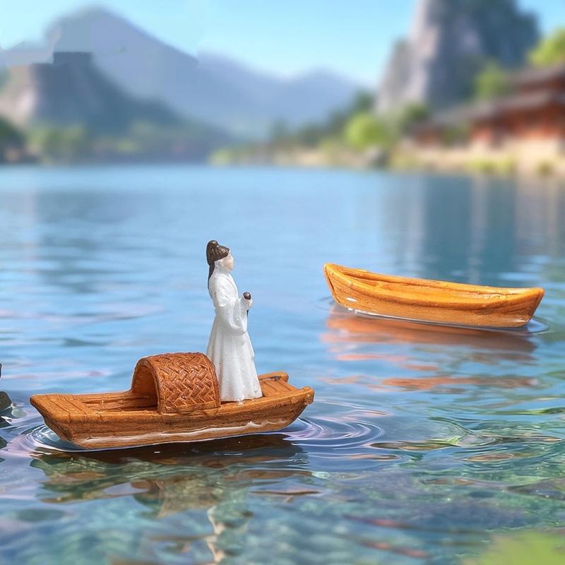 Modellino di barca galleggiant - Marine Aquarium Decorations recensione e prezzo