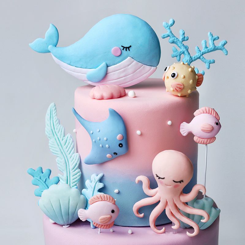 Decorazioni per torte con bale - Marine Aquarium Decorations recensione e prezzo